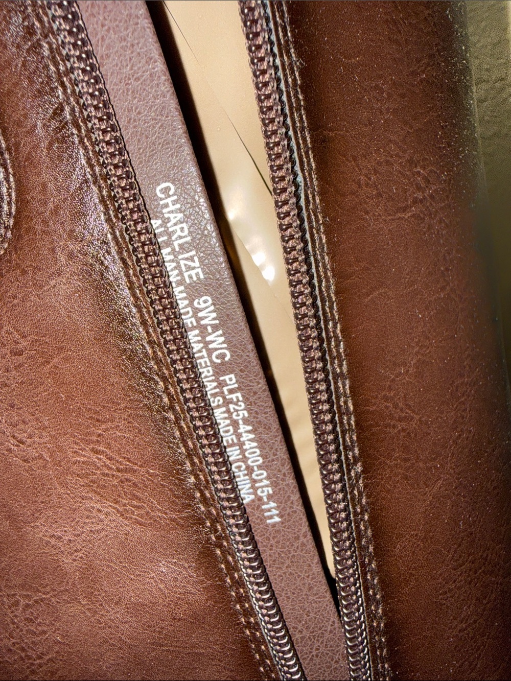 FRYE AND CO. Wide Calf Charlize Women's Tall Riding Boots Dark Brown size 9 - Picture 7 of 14